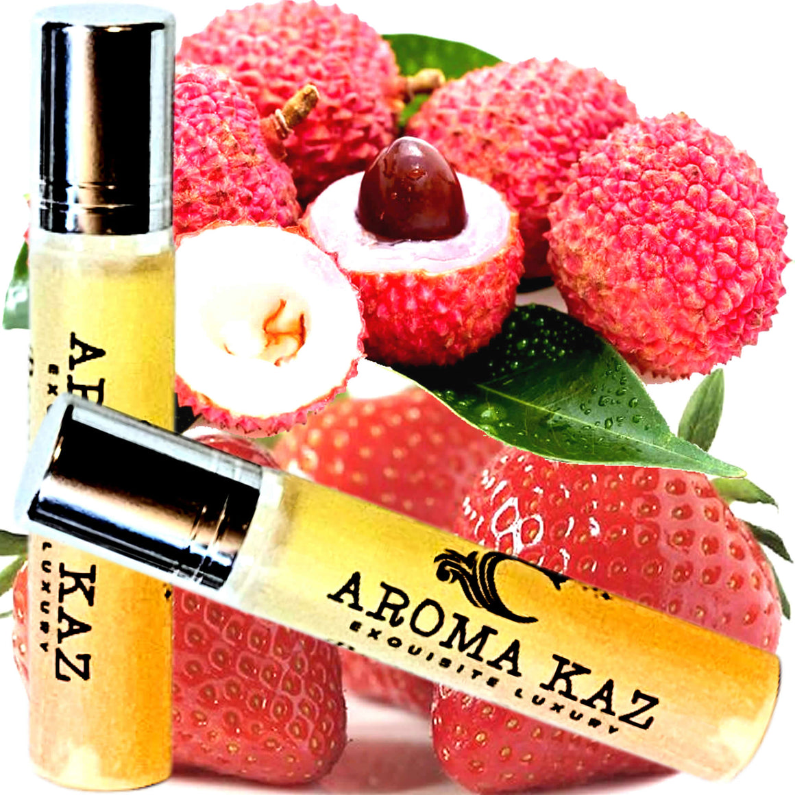 Pink Lychee Roll-On Perfume Plant-Based Vegan Cruelty Free