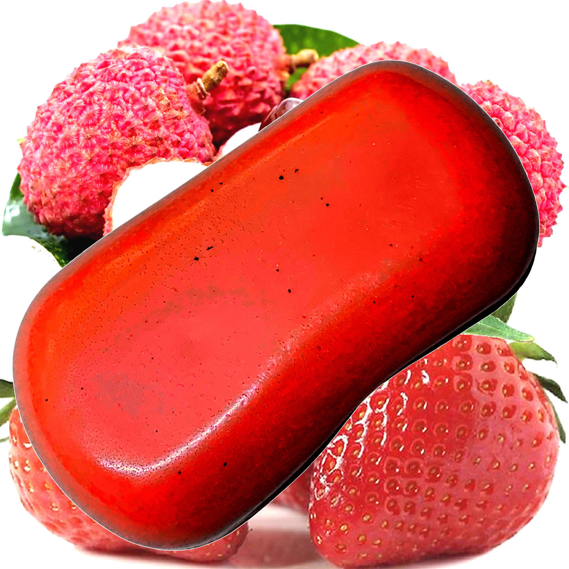 Pink Lychee Vegan Soap Bars Plant-Based Cruelty-Free Handcrafted