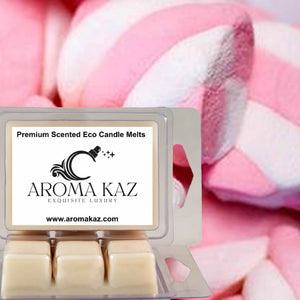 Pink Marshmallows Eco Soy Candle Wax Melts Clam Packs