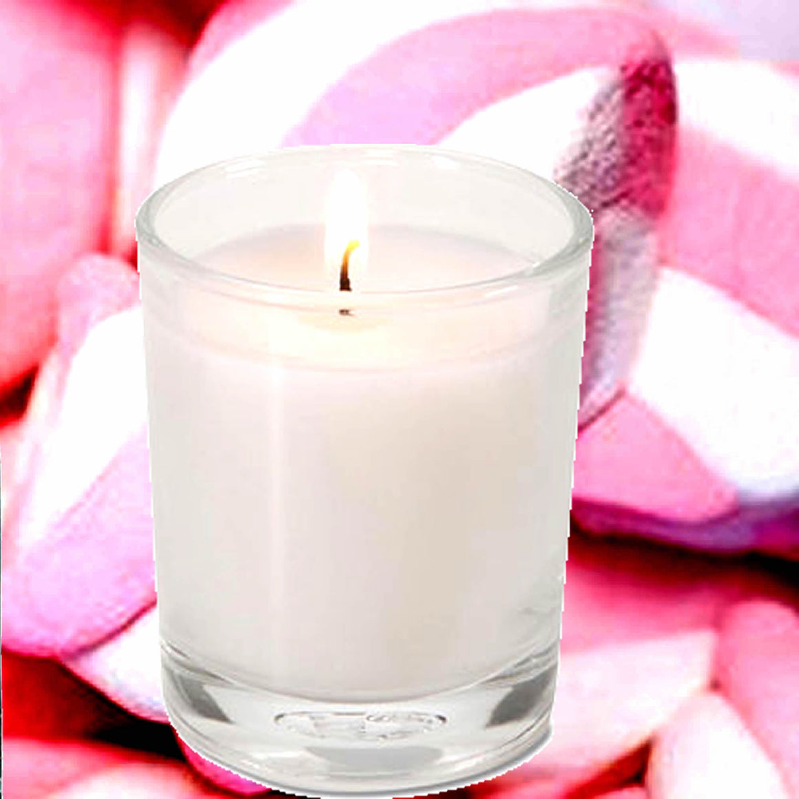 Pink Marshmallows Eco Soy Votive Candles – Clean Burn, Plant-Based, Vegan & Pet Safe