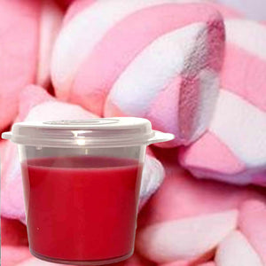 Pink Marshmallows Eco Soy Shot Pot Candle Melts