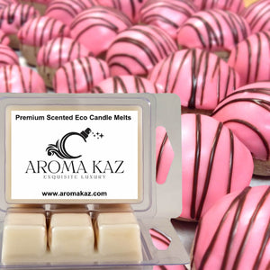 Pink Sugar & Chocolate Eco Soy Candle Wax Melts Clam Packs