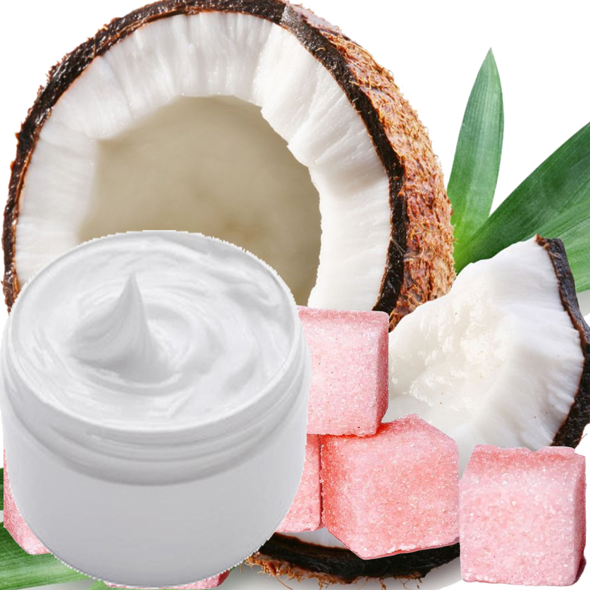 Pink Sugar & Coconut Scented Body/Hand Cream Moisturiser