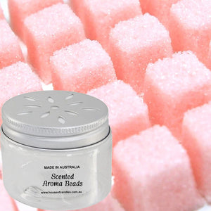 Pink Sugar Cubes Scented Aroma Beads Room/Car Air Freshener