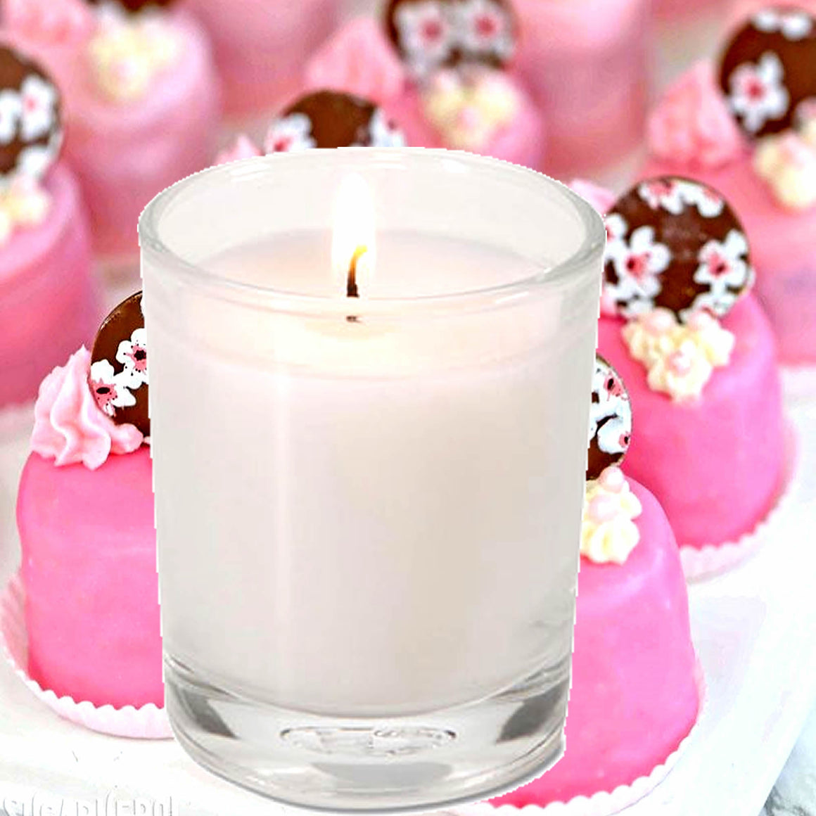 Pink Sugar & Chocolate Eco Soy Votive Candles – Clean Burn, Plant-Based, Vegan & Pet Safe