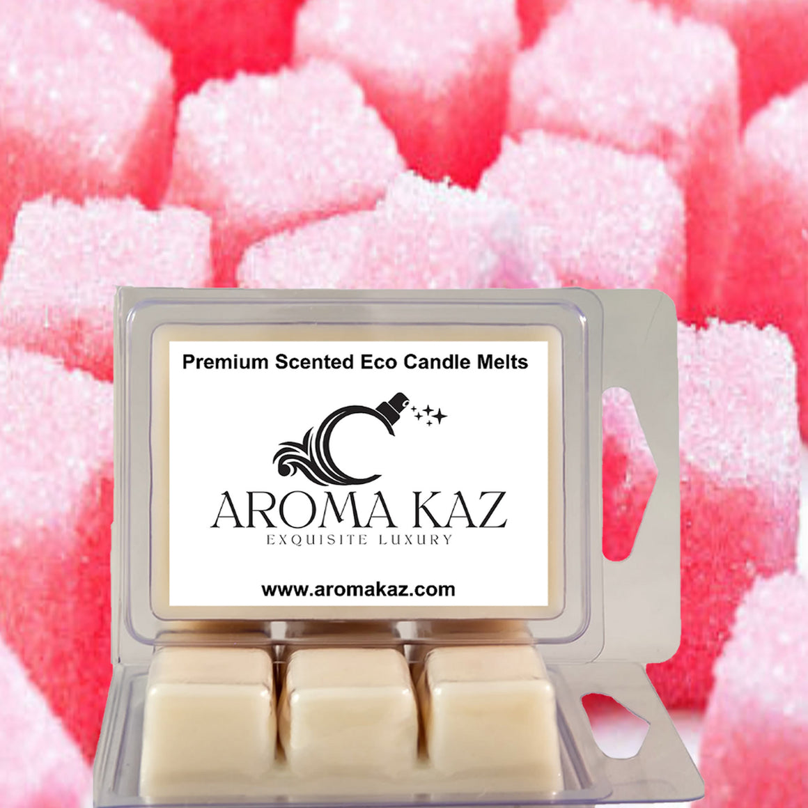Pink Sugar Cubes Soy Wax Melts – Hand-Poured, Plant-Based & Vegan