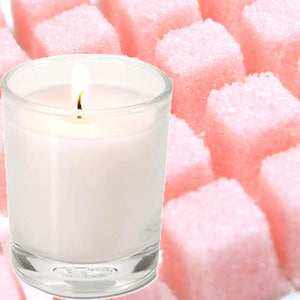 Pink Sugar Cubes Scented Eco Soy Votive Candles Hand Poured