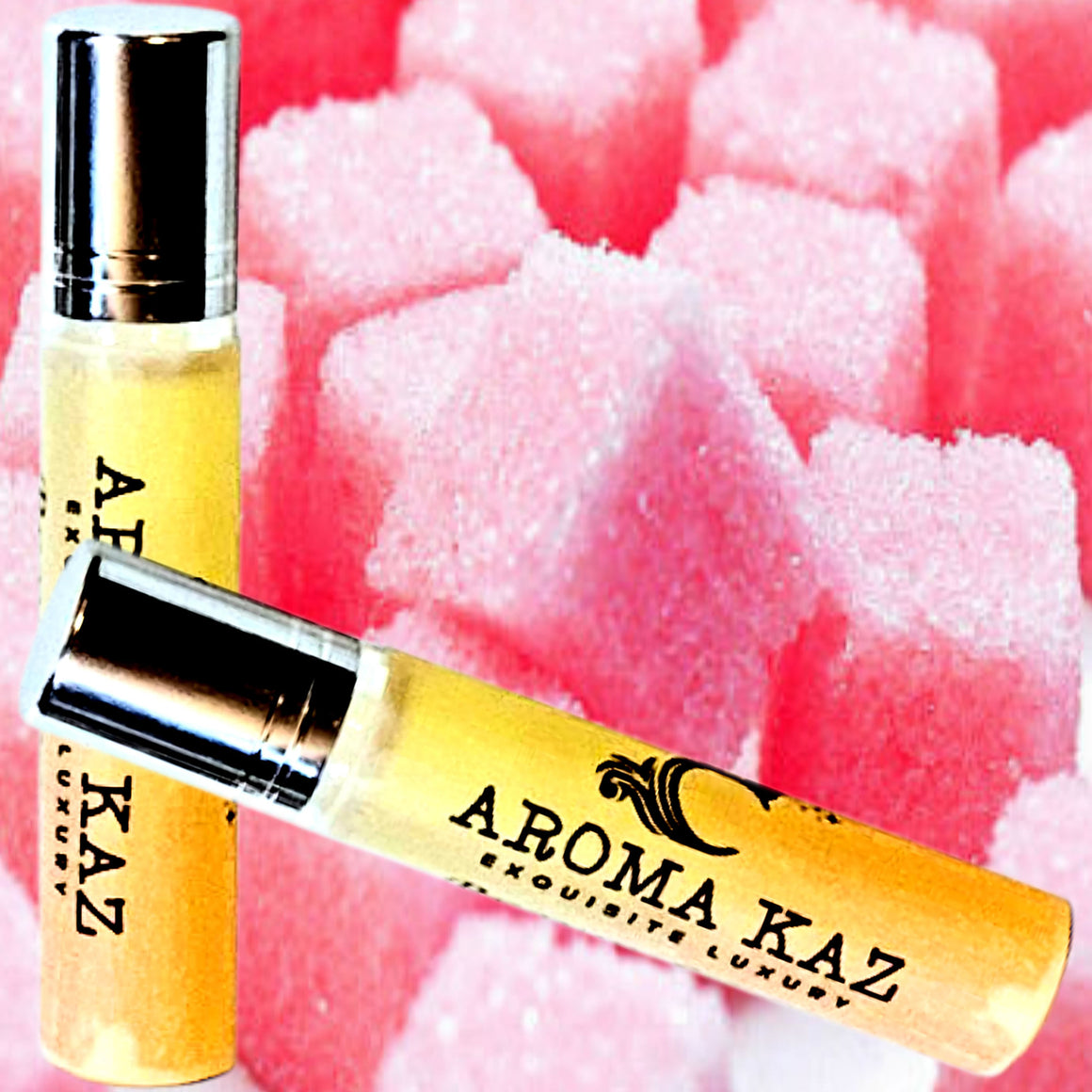 Pink Sugar Cubes Roll-On Perfume Plant-Based Vegan Cruelty Free