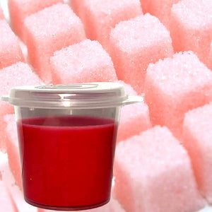 Pink Sugar Cubes Eco Soy Shot Pot Candle Wax Melts