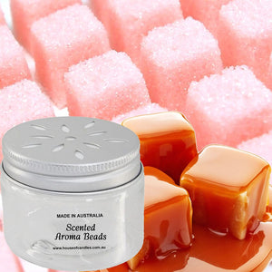 Pink Sugar Vanilla Caramel Scented Aroma Beads Room/Car Air Freshener
