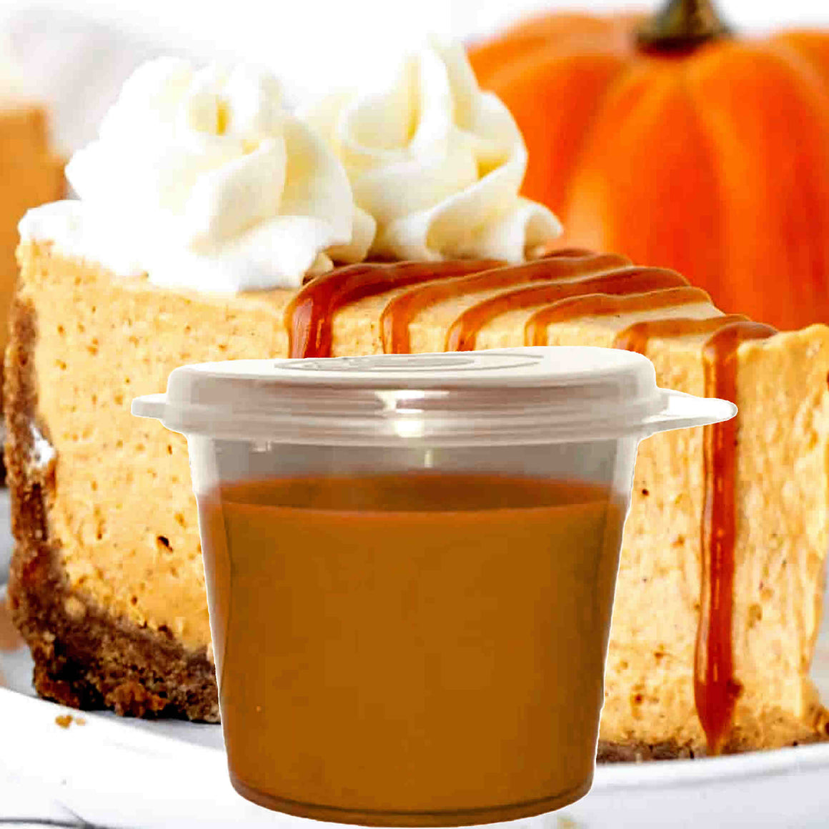 Pumpkin Cheesecake eco soy wax melts – vegan, cruelty-free featuring creamy spiced pumpkin dessert aroma, handmade in Australia.