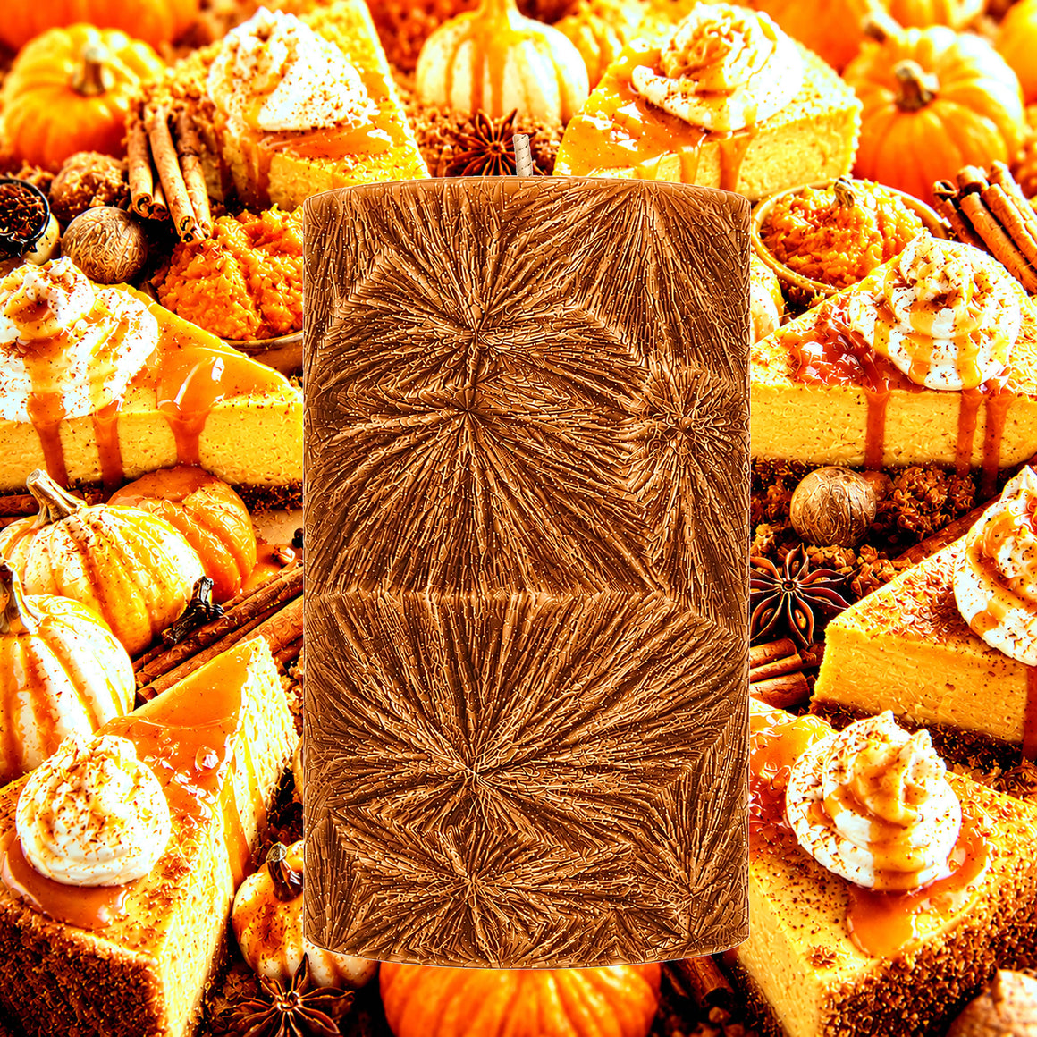 Pumpkin Cheesecake Pillar Candle