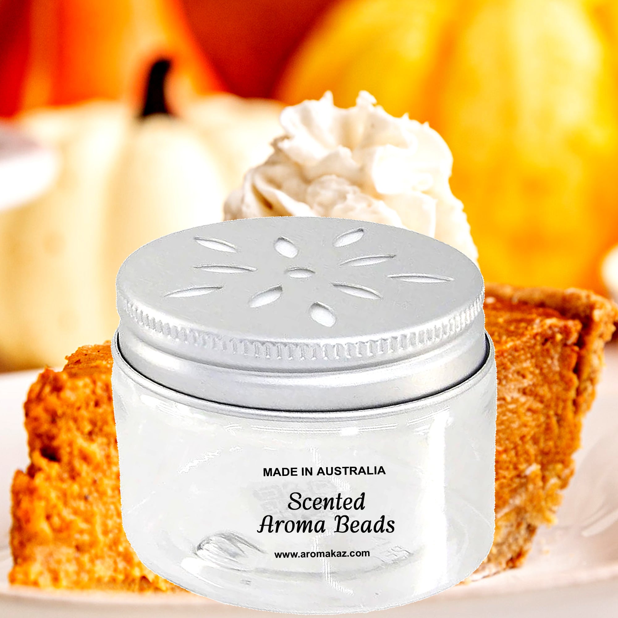 Pumpkin Pie Air Freshener Aroma Beads - Room, Car, Pantry, Pet Areas, Linen