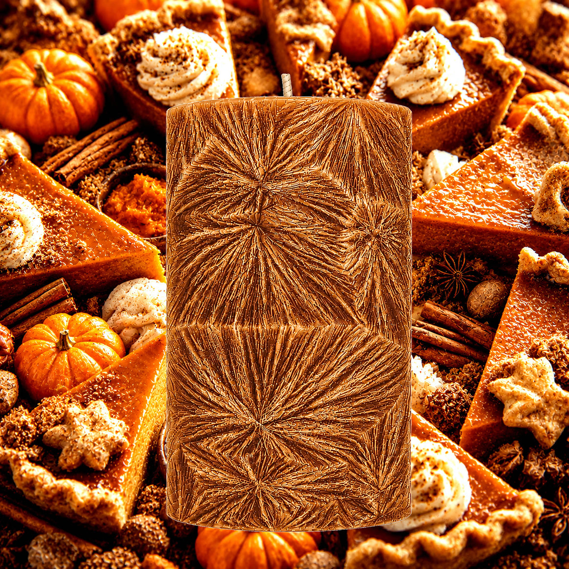 Pumpkin Pie Pillar Candle
