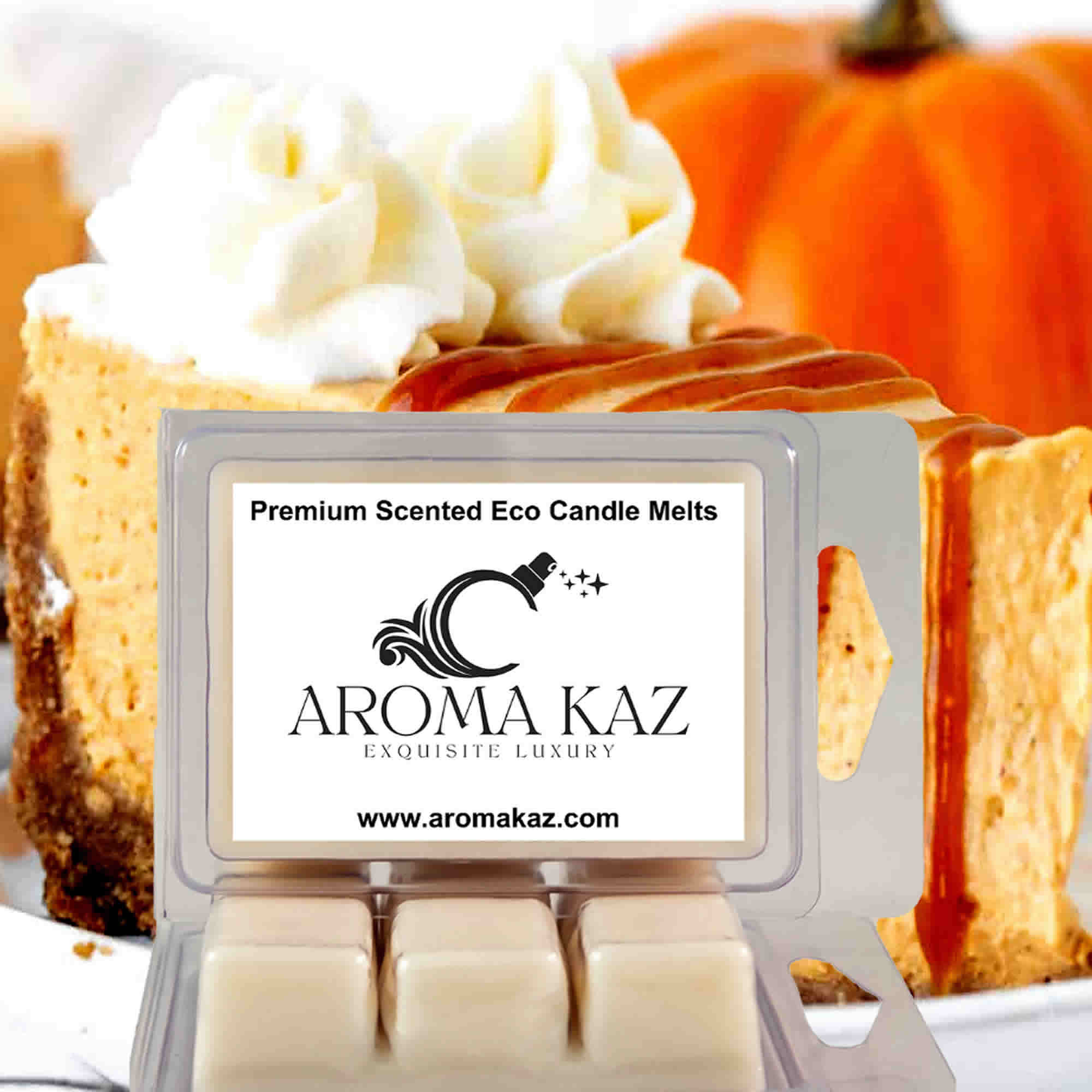 Pumpkin Cheesecake Soy Wax Melts – Hand-Poured, Plant-Based & Vegan