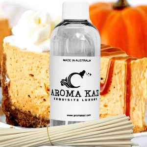 Pumpkin Cheesecake Diffuser Fragrance Oil Refill – Vegan, Cruelty-Free, Made in Australia – Long-Lasting Air Freshener for use with Rattan Reeds – Not for Electric Diffusers