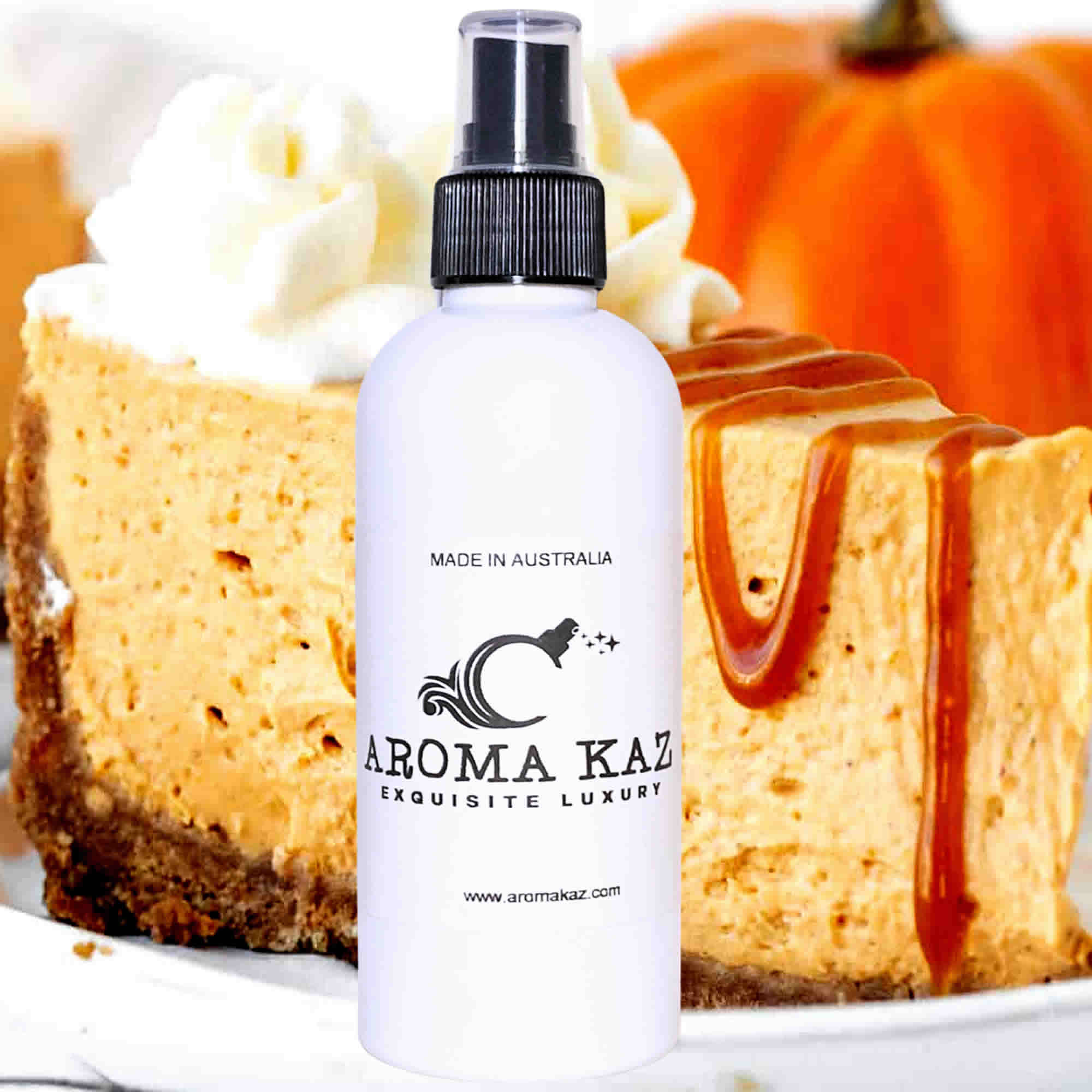 Pumpkin Cheesecake Car Air Freshener Spray – Plant-Based, Vegan, Cruelty-Free & Pet Safe