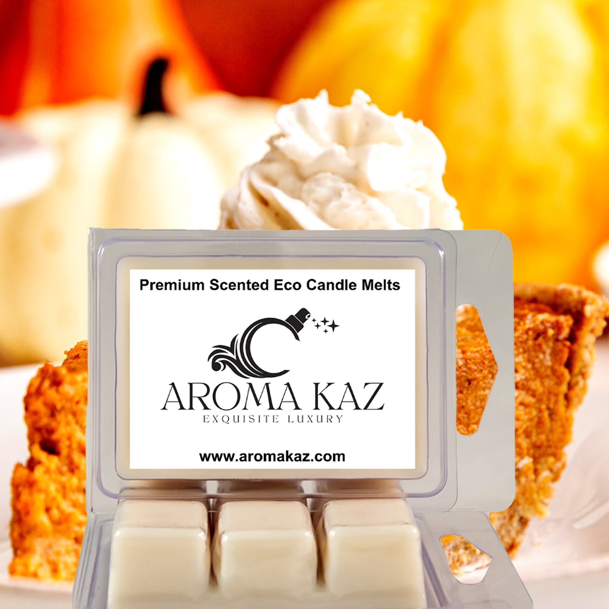 Pumpkin Pie Soy Wax Melts – Hand-Poured, Plant-Based & Vegan