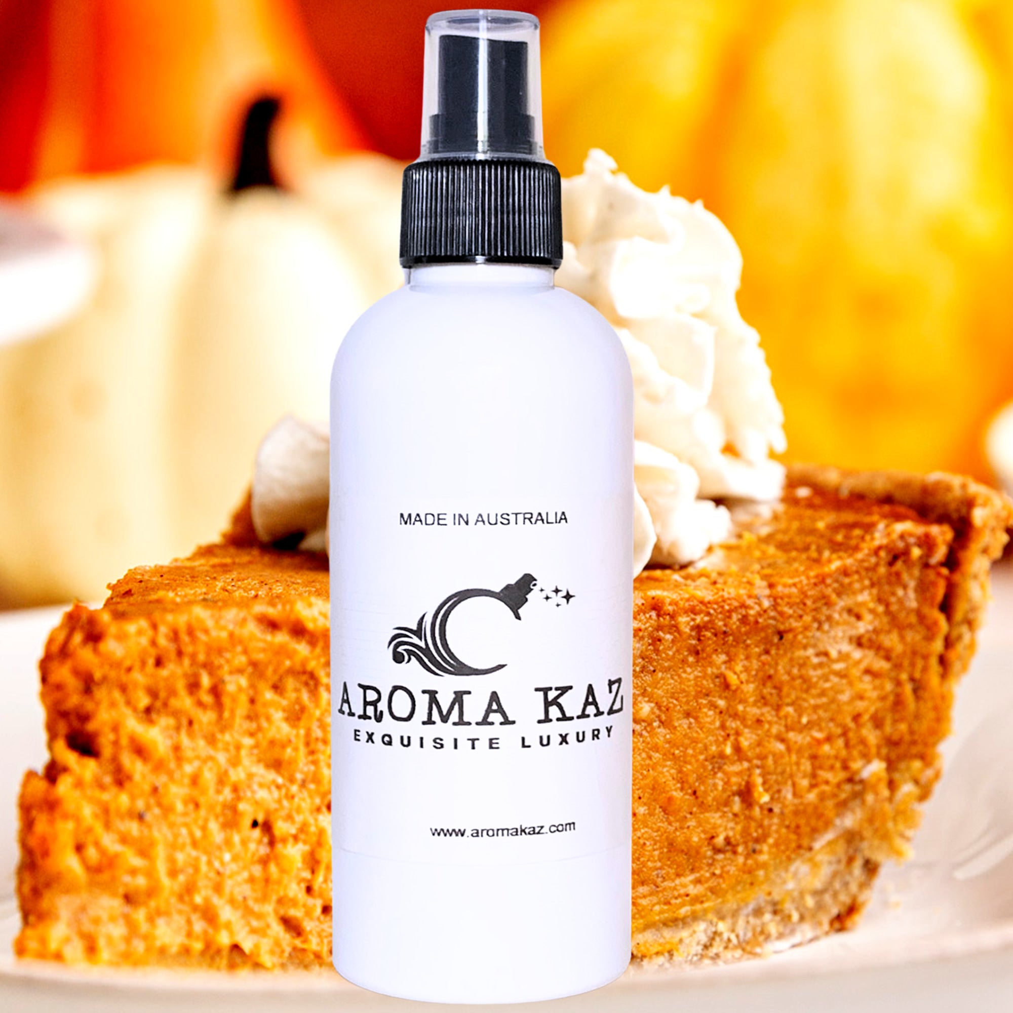 Pumpkin Pie Car Air Freshener Spray – Plant-Based, Vegan, Cruelty-Free & Pet Safe