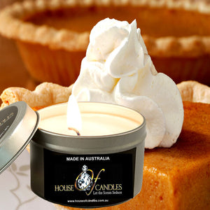 Pumpkin Pie Scented Eco Soy Tin Candles