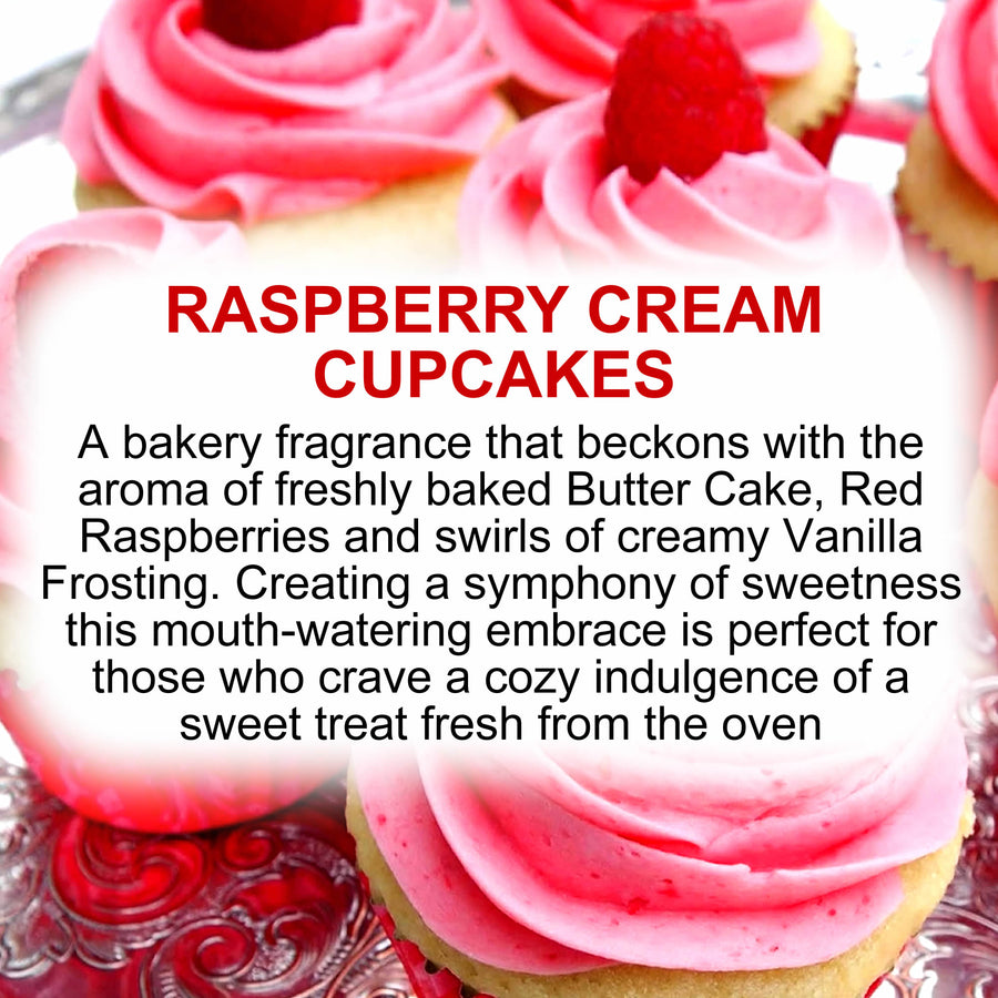 Raspberry Cream Cupcakes Pillar Candle – Plant-Based, Eco-Friendly, Vegan, Cruelty Free