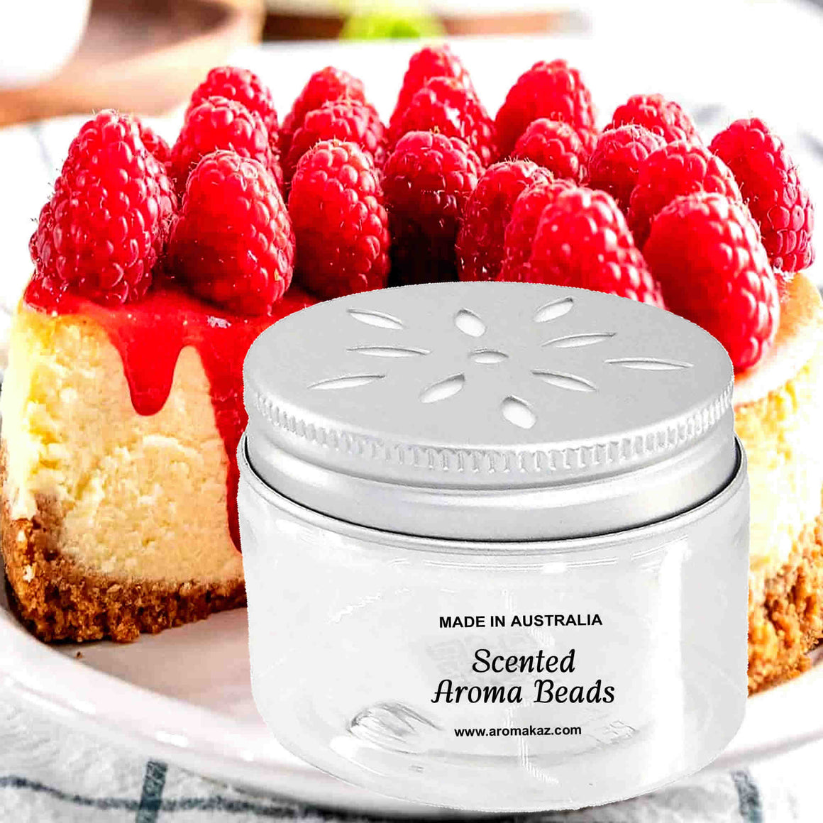 Raspberry Cheesecake Aroma Beads Room/Linen/Car Air Freshener
