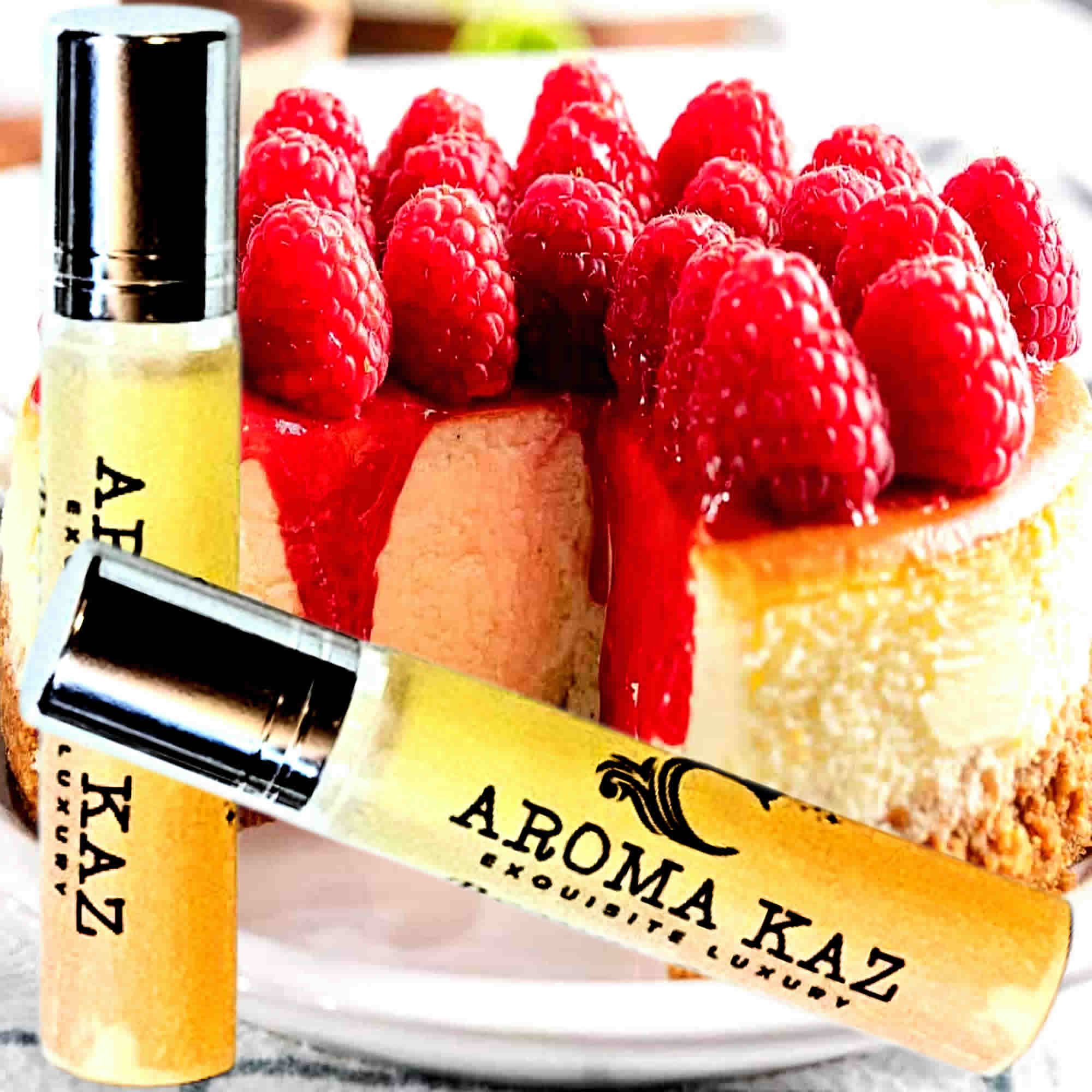 Raspberry Cheesecake Roll-On Perfume Plant-Based Vegan Cruelty Free