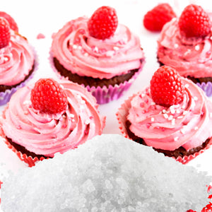 Raspberry Cream Cupcakes Vegan bath salts and bath soak crystals, cruelty-free and made in Australia. Highly scented, suitable for women and men. Perfect relaxation gift for him or her.