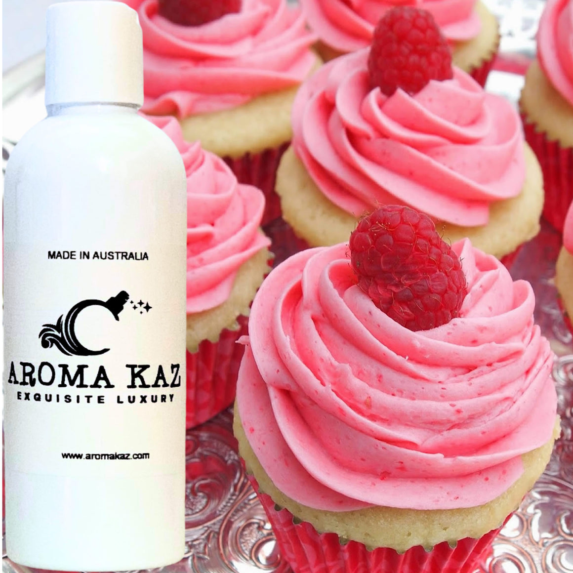 Raspberry Cream Cupcakes Scented Body Wash/Shower Gel