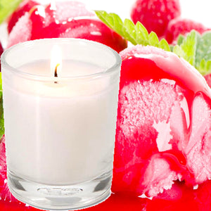 Red Raspberry Vanilla Scented Eco Soy Votive Candles Hand Poured