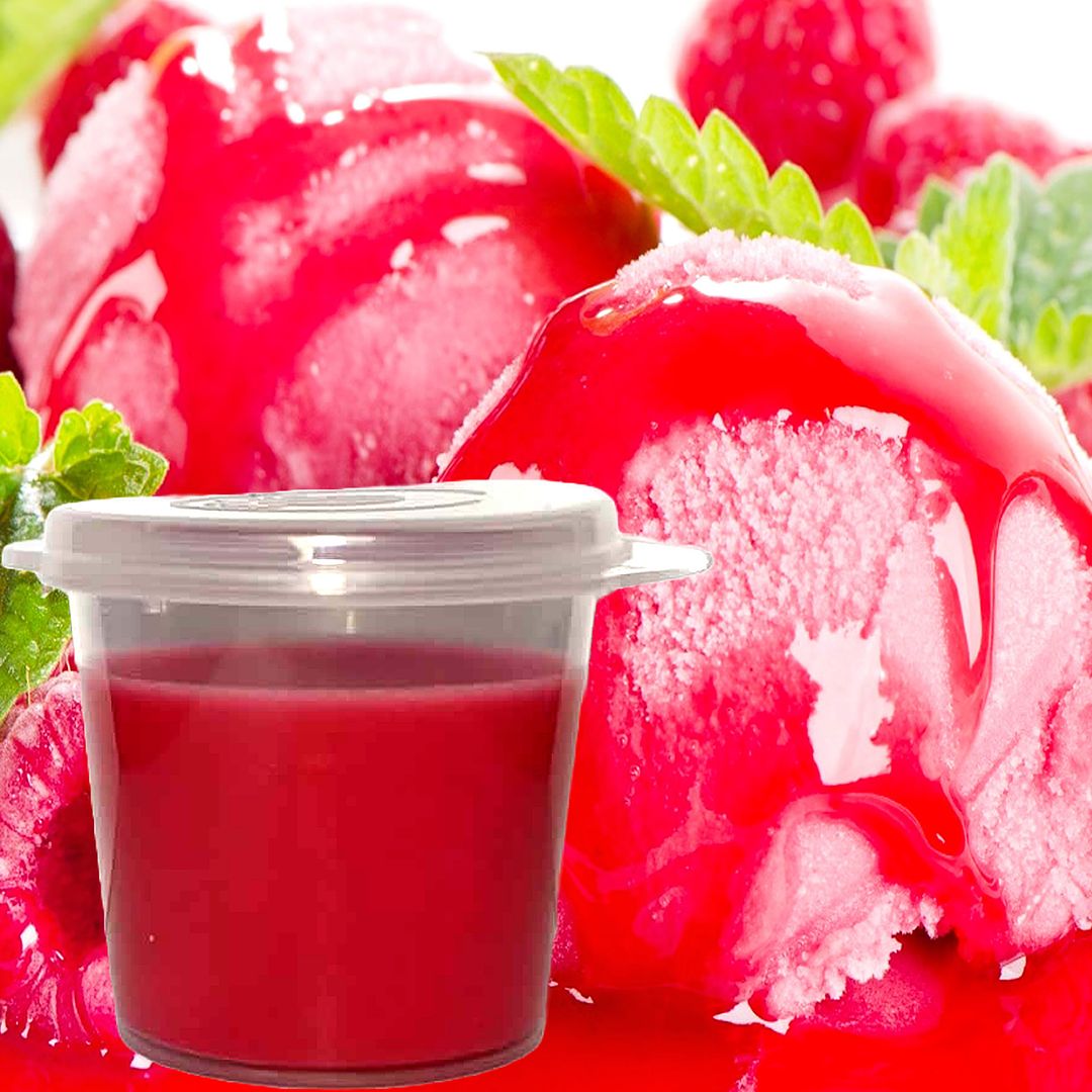Red Raspberries & Vanilla Eco Soy Shot Pot Candle Wax Melts