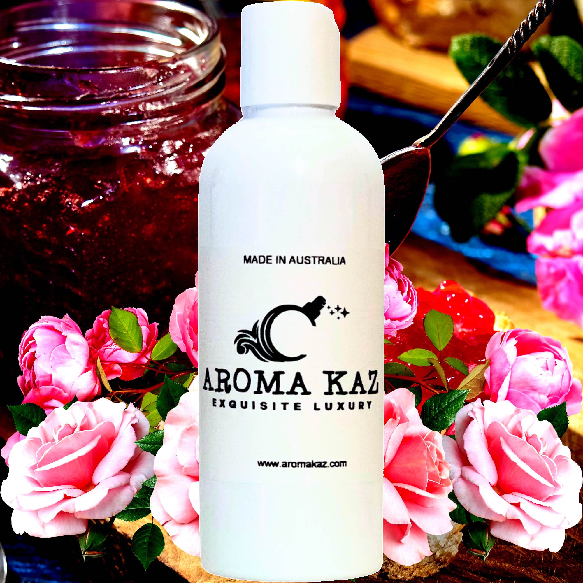 Rose Jam Body Wash/Shower Gel/Bubble Bath Plant Based Vegan Cruelty Free