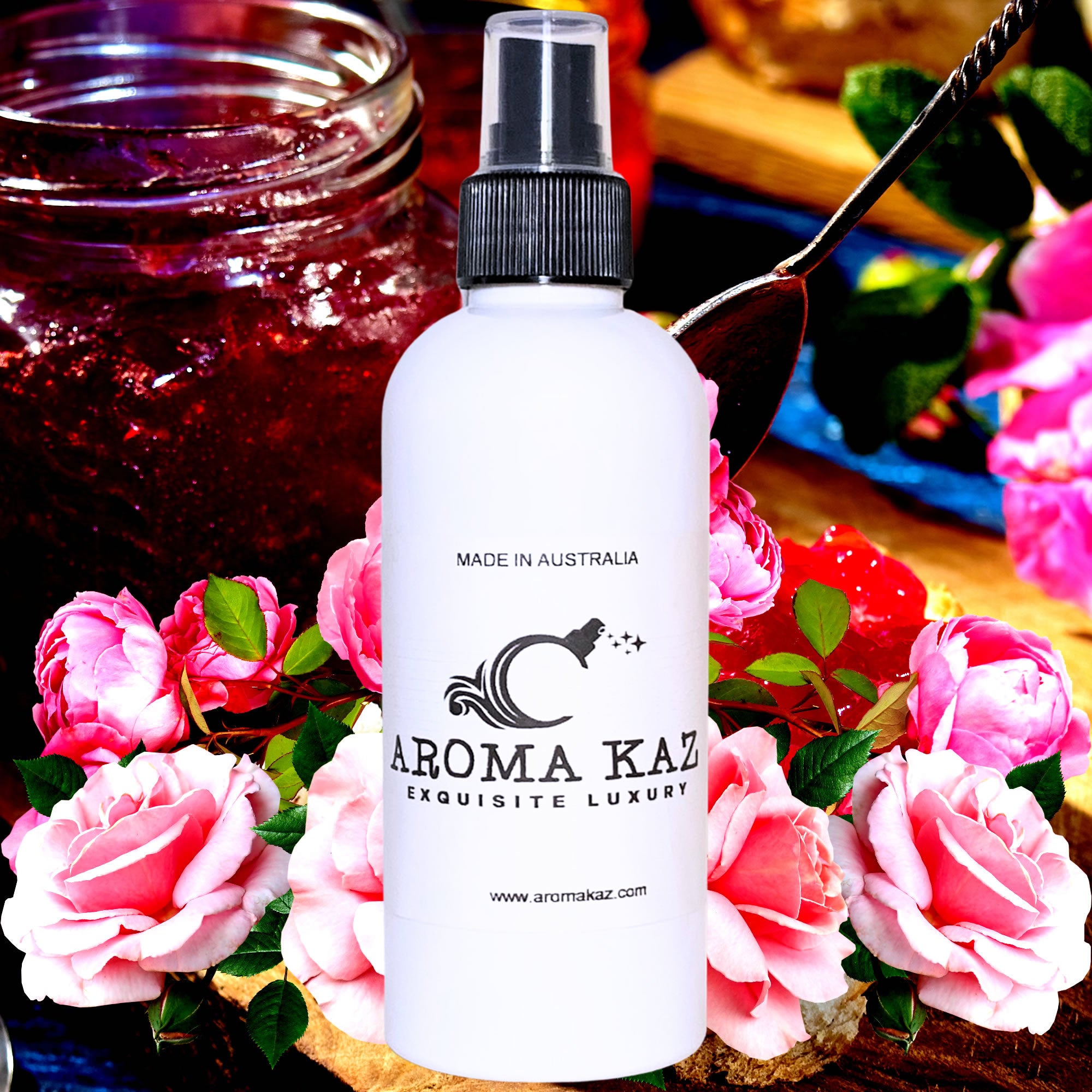 Rose Jam Car Air Freshener Spray – Plant-Based, Vegan, Cruelty-Free & Pet Safe