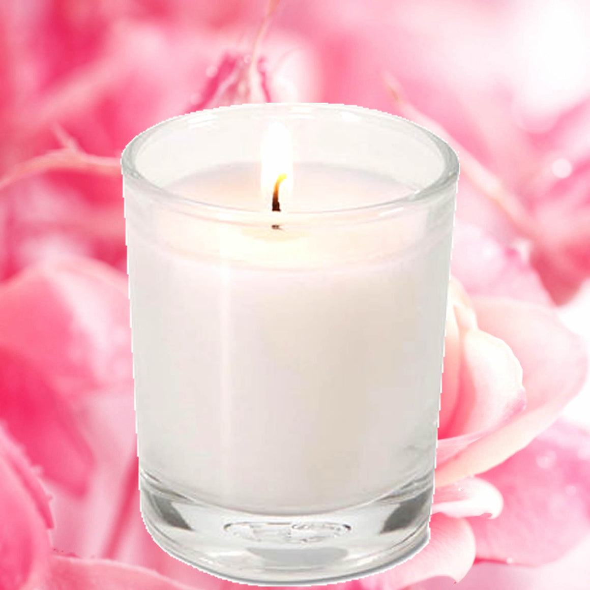 Rose Musk Eco Soy Votive Candles – Clean Burn, Plant-Based, Vegan & Pet Safe