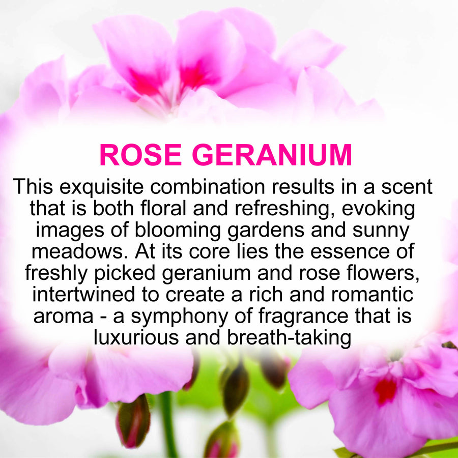 Rose Geranium Fragrance Oil – Candle, Soap & Craft Making – Vegan & Cruelty-Free