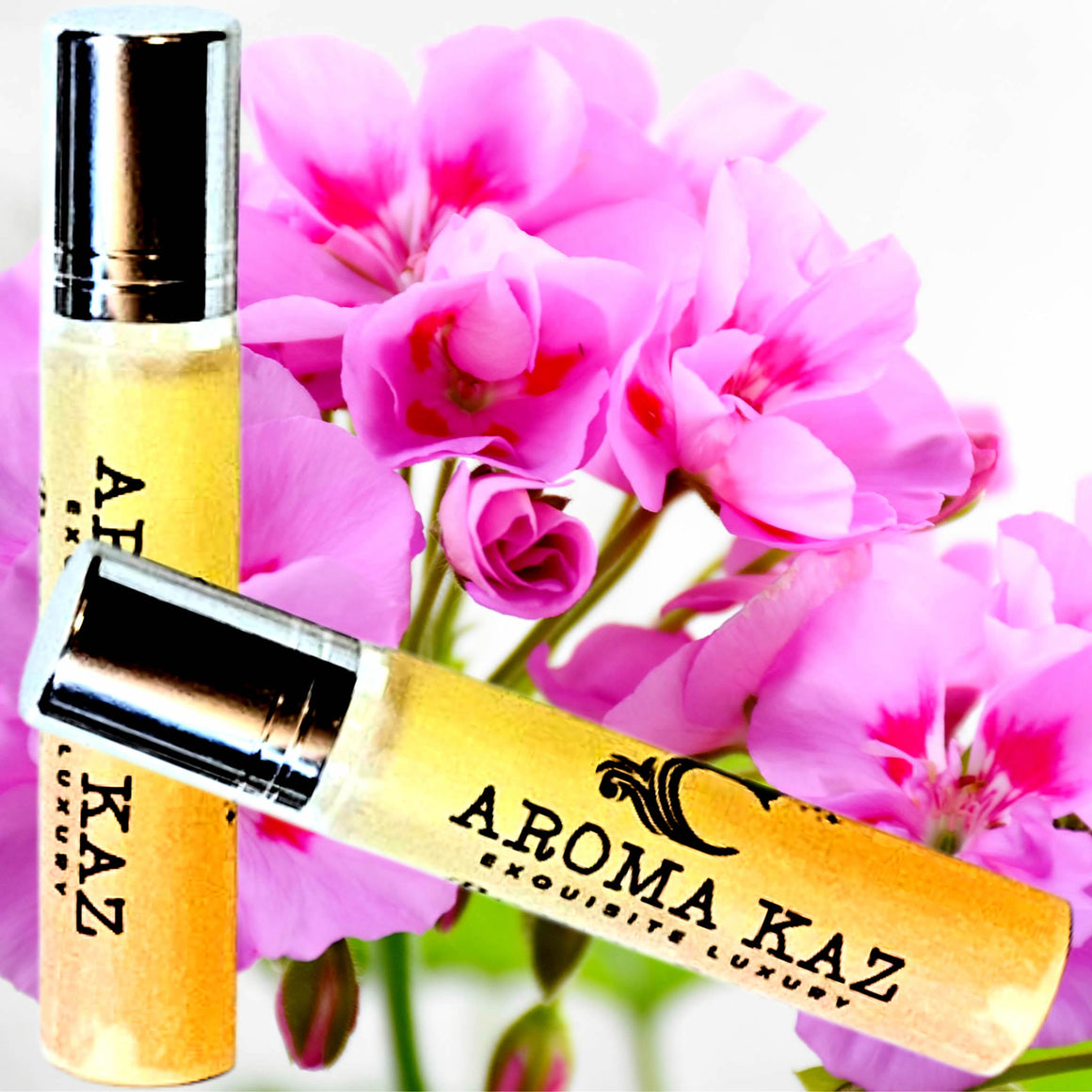 Rose Geranium Roll-On Perfume Plant-Based Vegan Cruelty Free