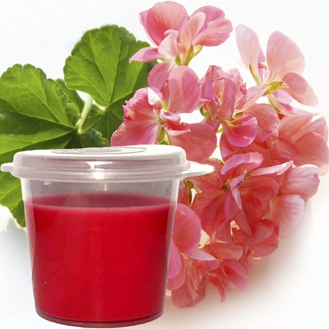 Rose Geranium Eco Soy Shot Pot Candle Wax Melts