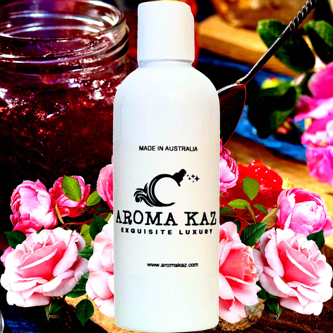 Rose Jam Bath/Body/Massage Oil Vegan Plant-Based Moisturiser
