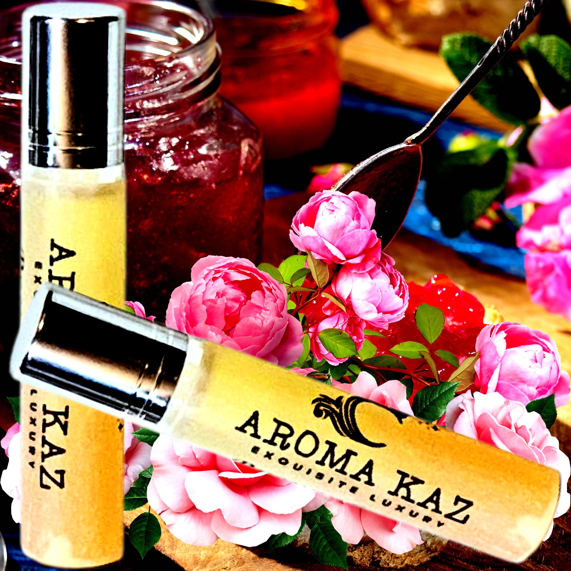Rose Jam Roll-On Perfume Plant-Based Vegan Cruelty Free