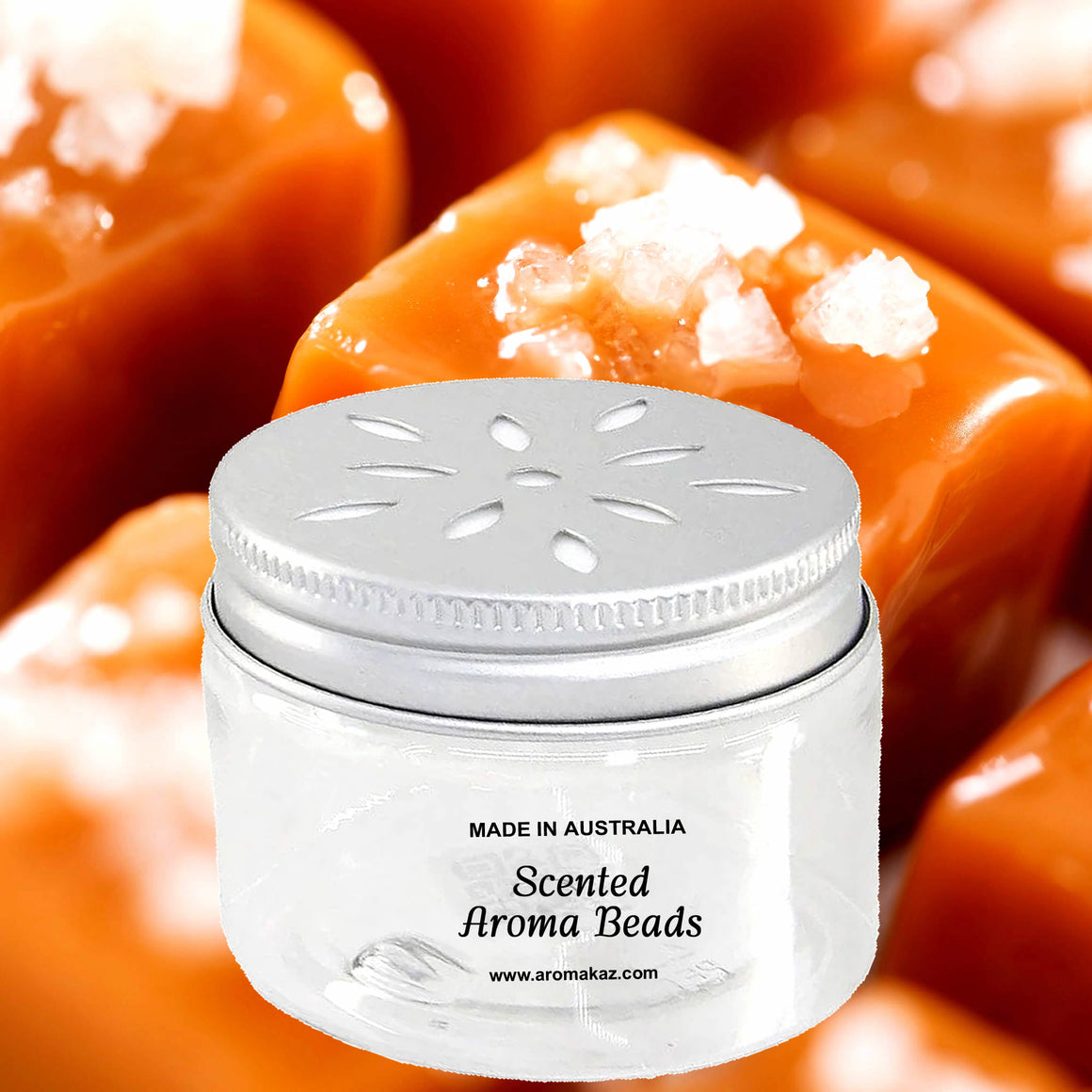 Salted Caramels Air Freshener Aroma Beads - Room, Car, Pantry, Pet Areas, Linen