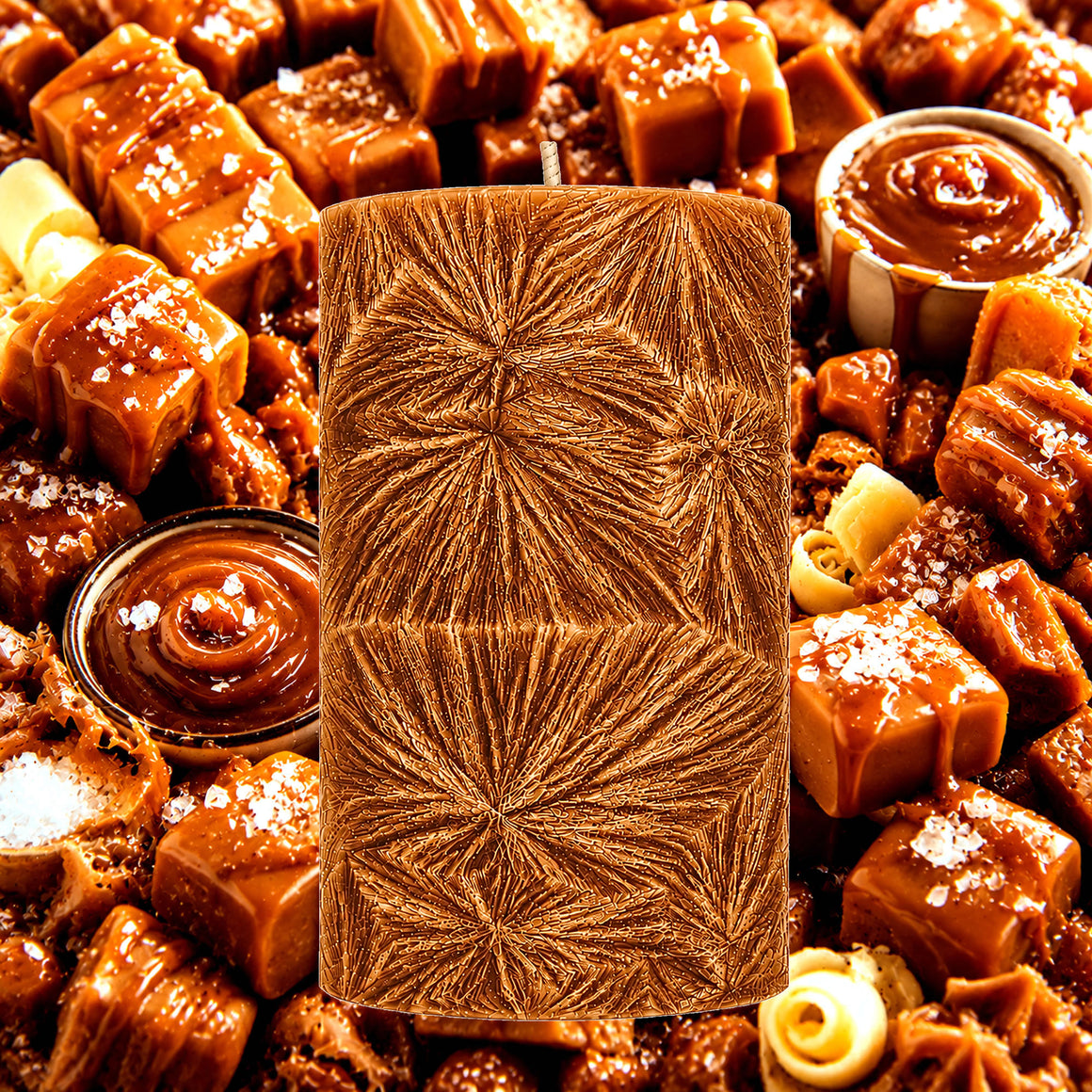 Salted Caramels Pillar Candle