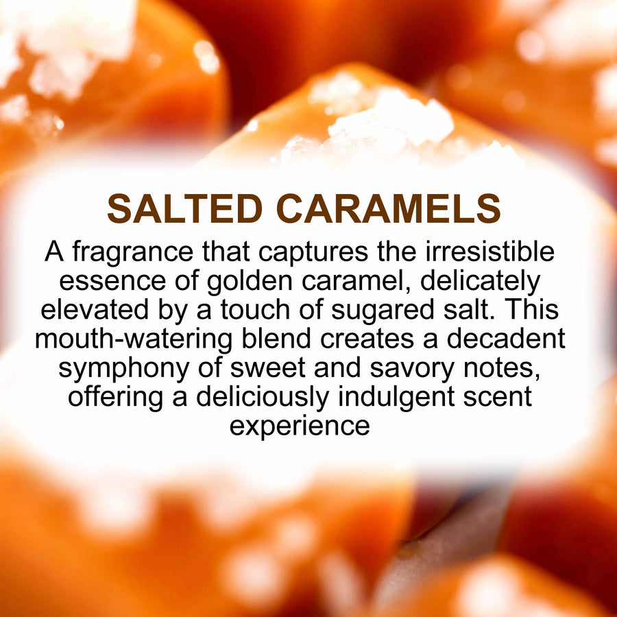 Salted Caramels Soy Wax Melts – Hand-Poured, Plant-Based & Vegan