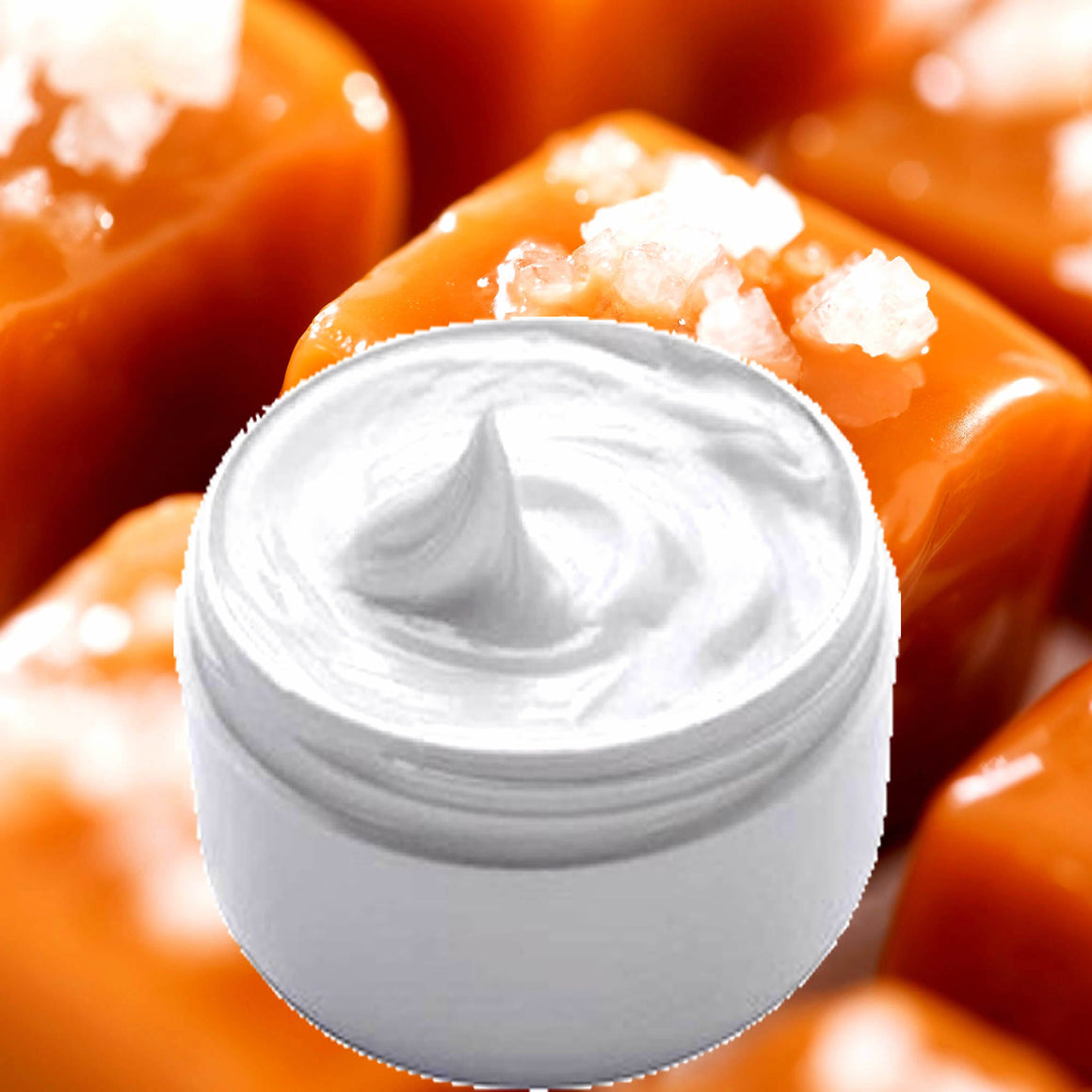 Salted Caramels Hydrating vegan body and hand cream moisturizer. Handmade in Australia, cruelty free, long-lasting fragrance, perfect for all skin types and ideal as a gift for men or women.
