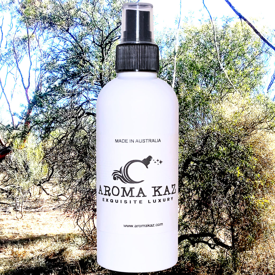 Sandalwood & Citronella Body Spray Mist – vegan, cruelty-free body spray featuring warm sandalwood and crisp citronella notes, handmade in Australia.