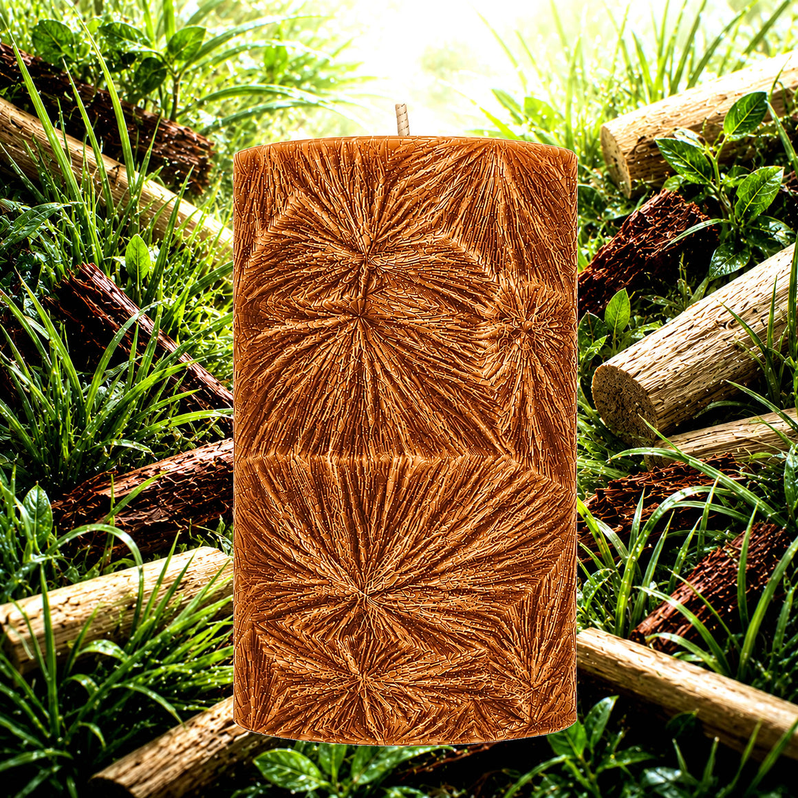 Sandalwood Citronella Pillar Candle