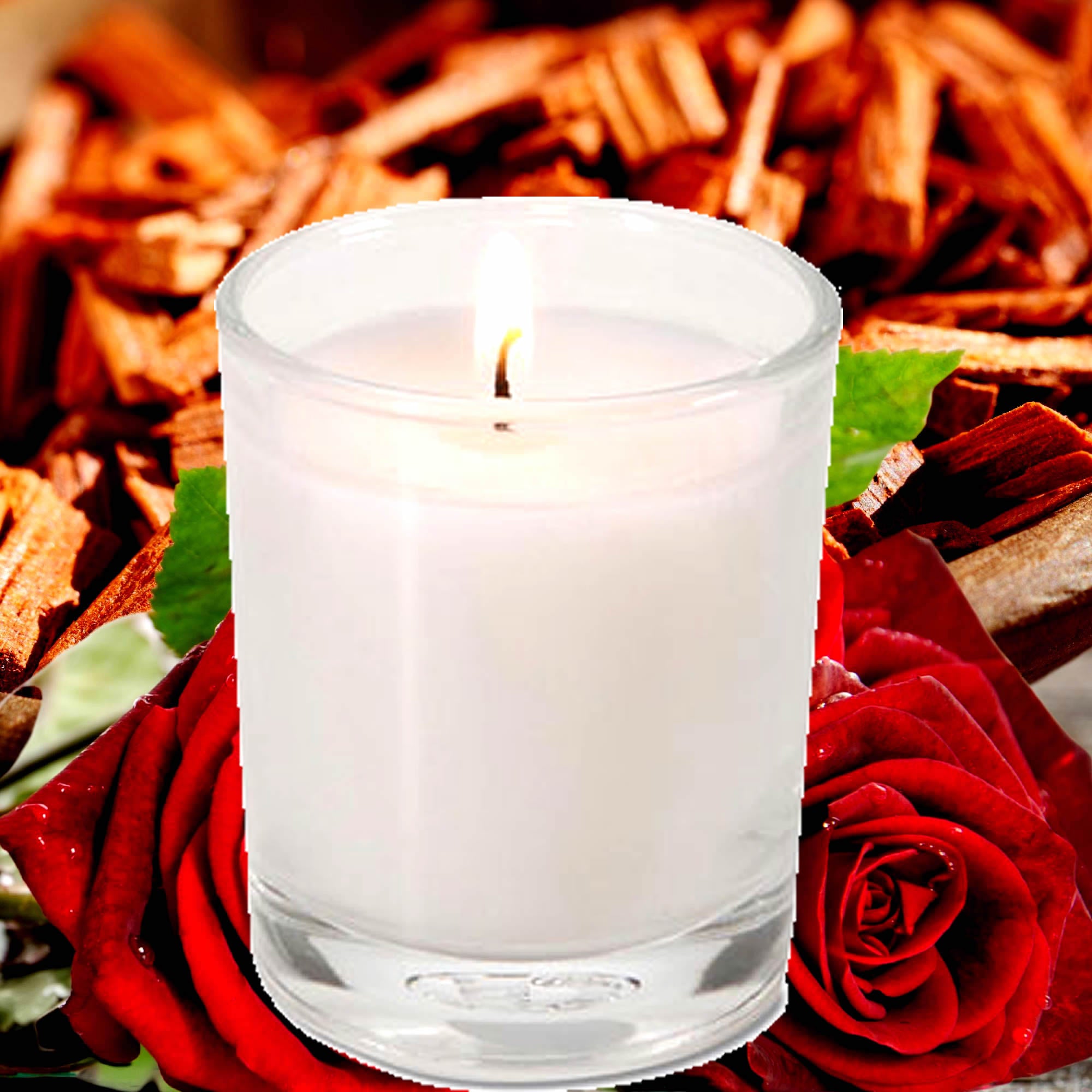 Sandalwood Rose Eco Soy Votive Candles – Clean Burn, Plant-Based, Vegan & Pet Safe