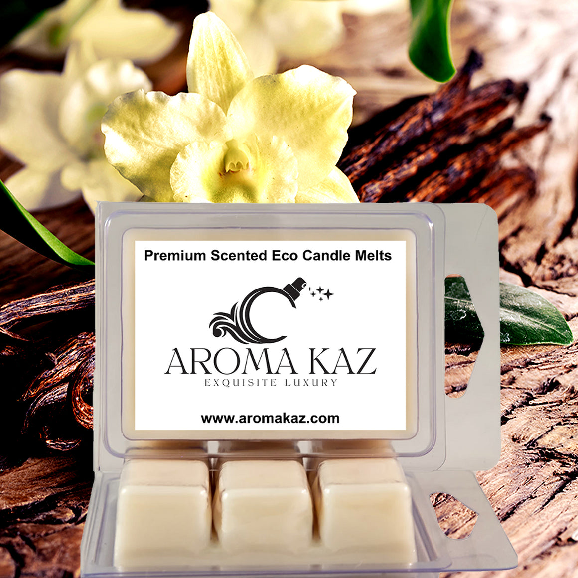 Sandalwood Vanilla Musk eco soy wax melts – vegan, cruelty-free featuring warm sandalwood, creamy vanilla, and exotic musk, handmade in Australia.