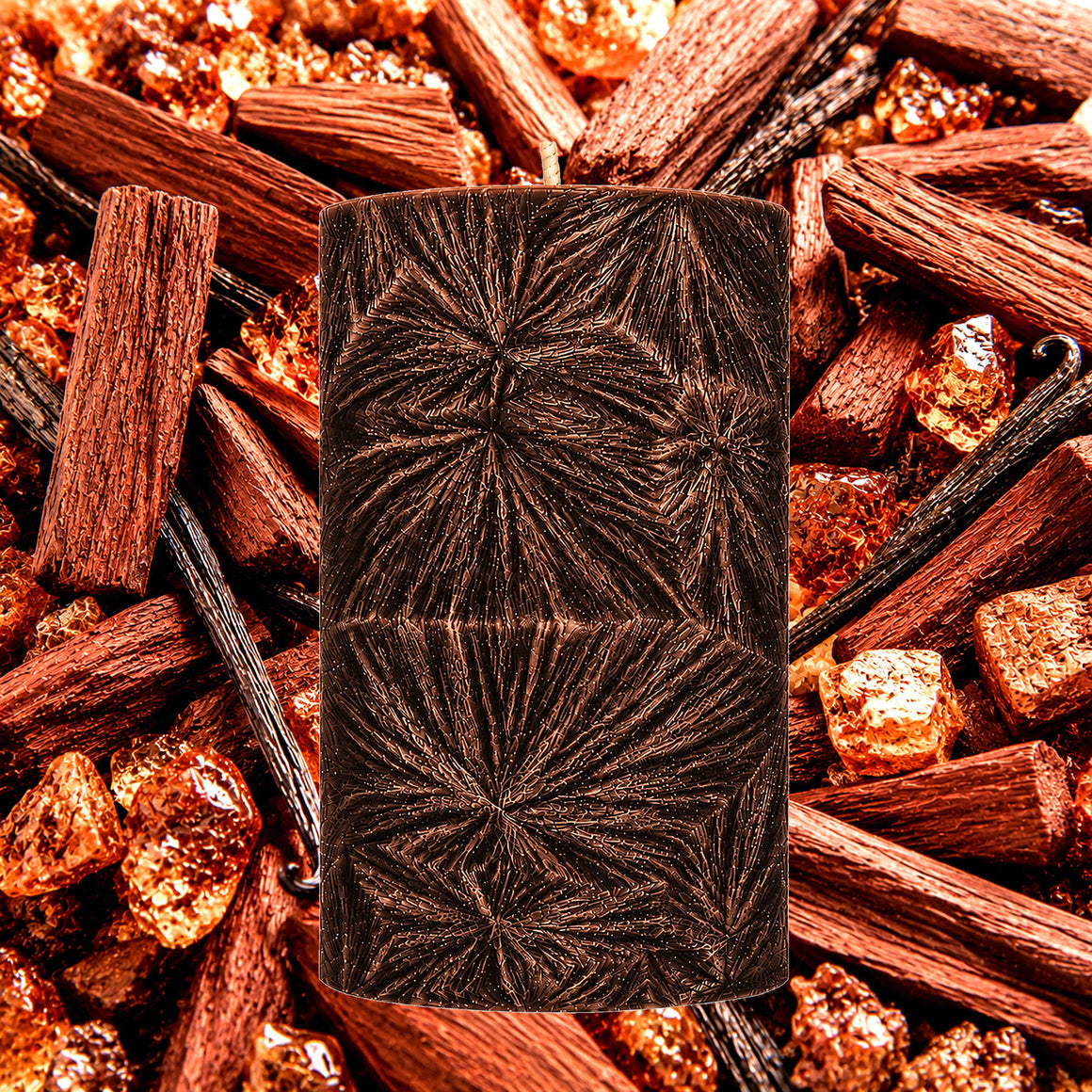 Sandalwood Vanilla Musk Pillar Candle