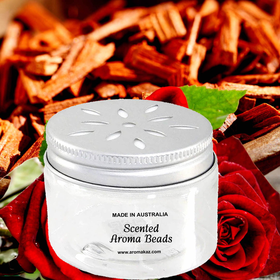 Sandalwood Rose Aroma Beads Room/Linen/Car Air Freshener