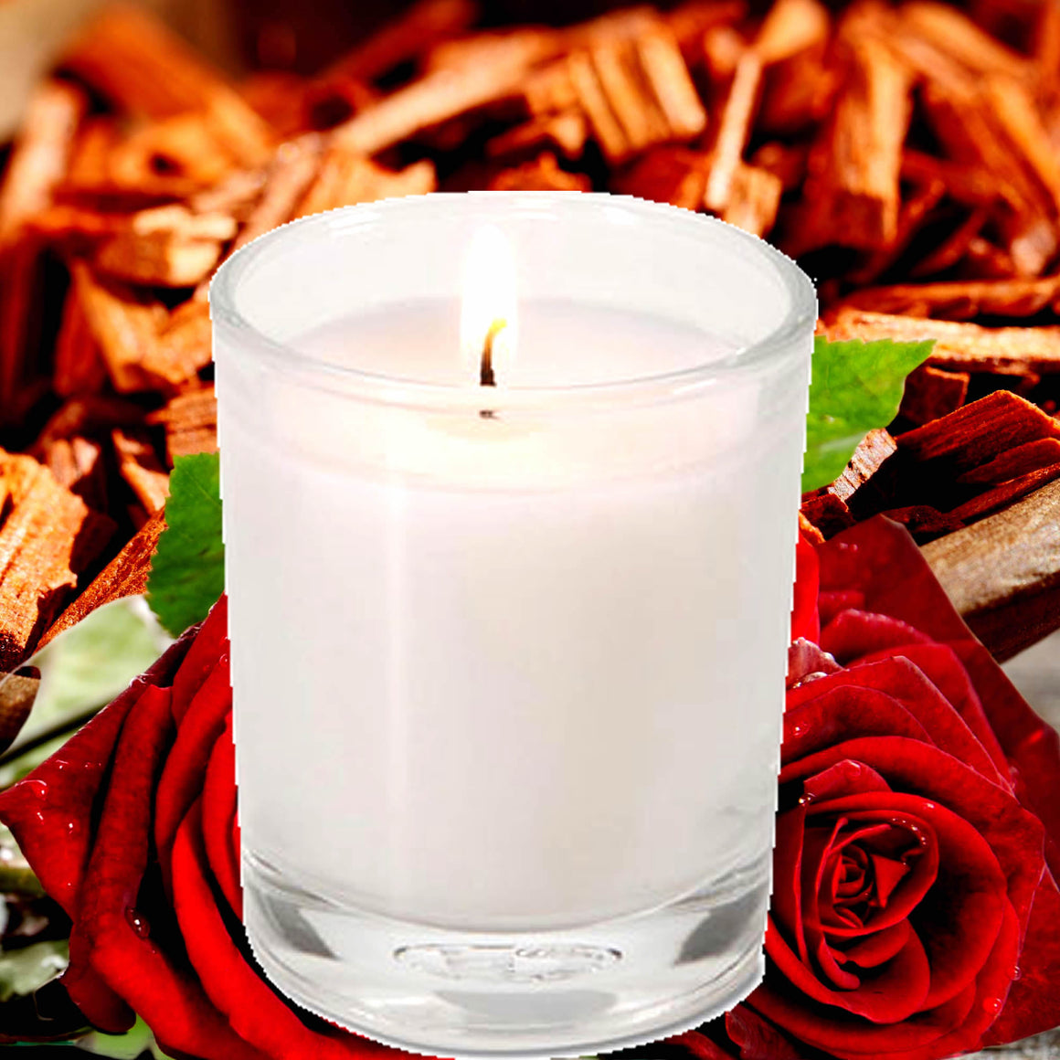 Sandalwood Rose Eco Soy Votive Candles – Clean Burn, Plant-Based, Vegan & Pet Safe
